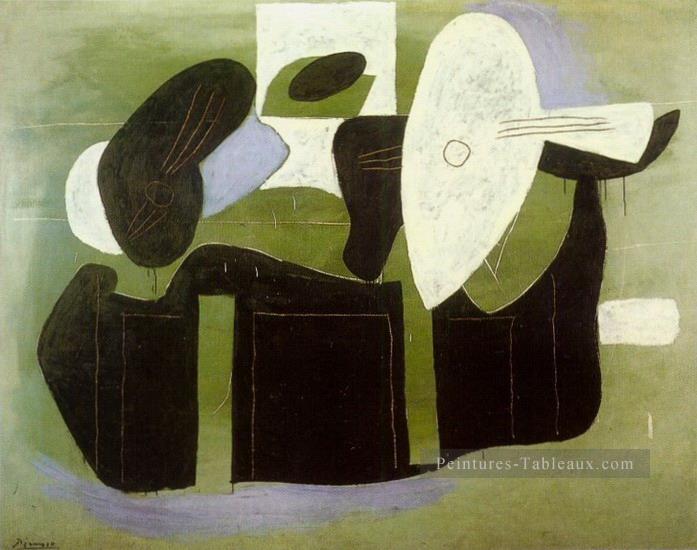 Instruments musique sur une table 1926 cubisme Pablo Picasso Peintures à l'huile